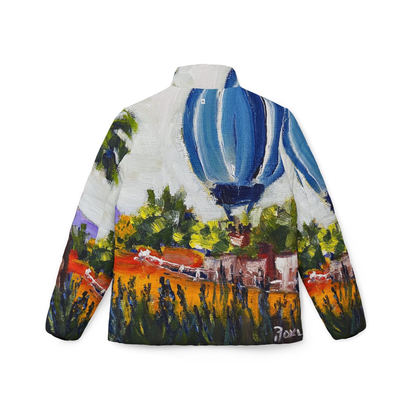Women's Puffer Jacket - Roxy Rich Fine Art -Balloons by Lorenzi