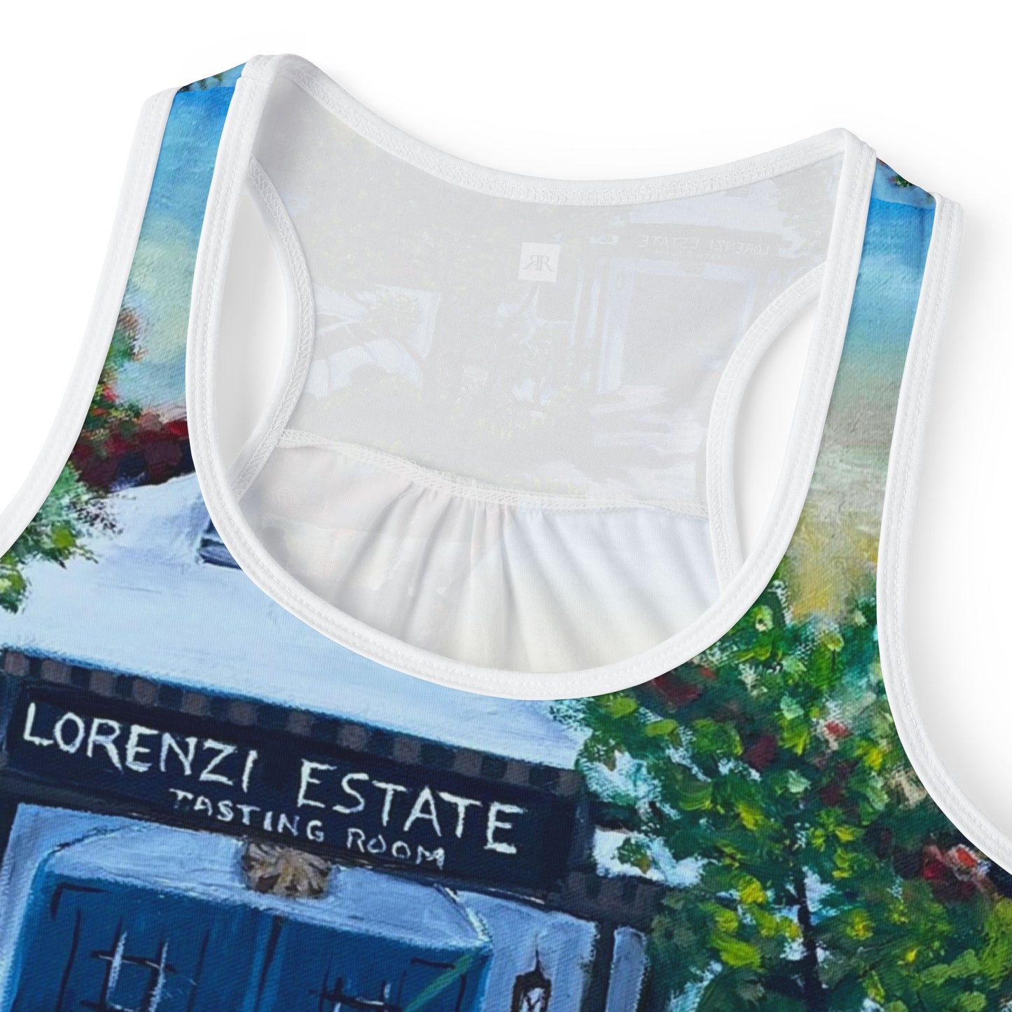 Women's Racerback Tank Top-Lorenzi Estate Tasting Room 2024