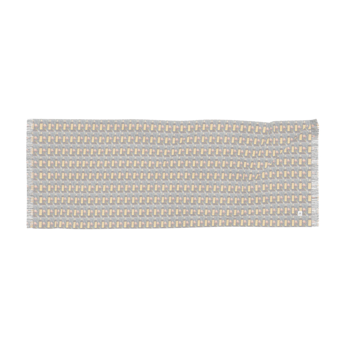 Colorful Scarf — Artistic Lightweight Neck Wrap- GBV Vertunmus Wine