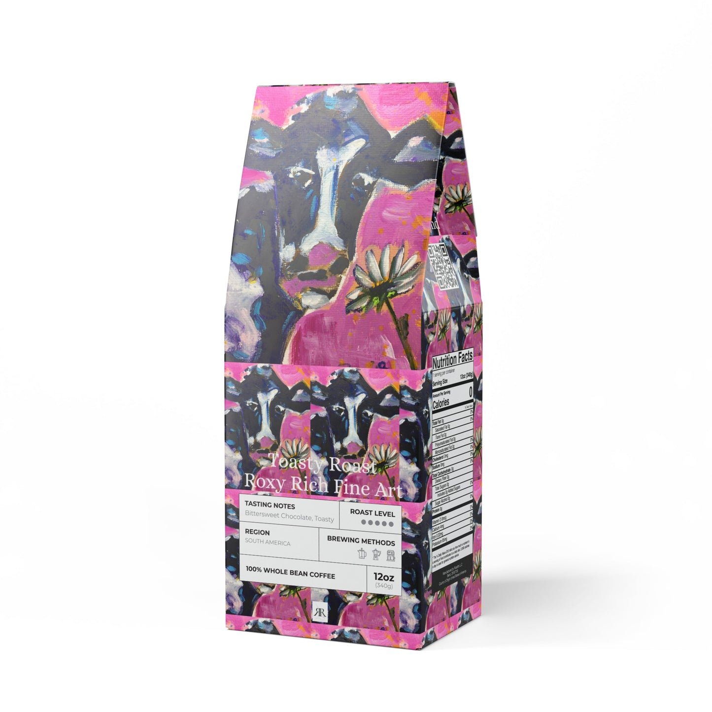 Nellie Cow- Toasty Roast Coffee 12.0z Bag