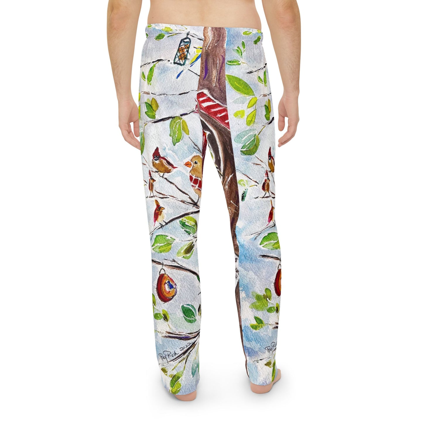 Men's Pajama Pants - Party of Five (Cardinals at Bird Restaurant)