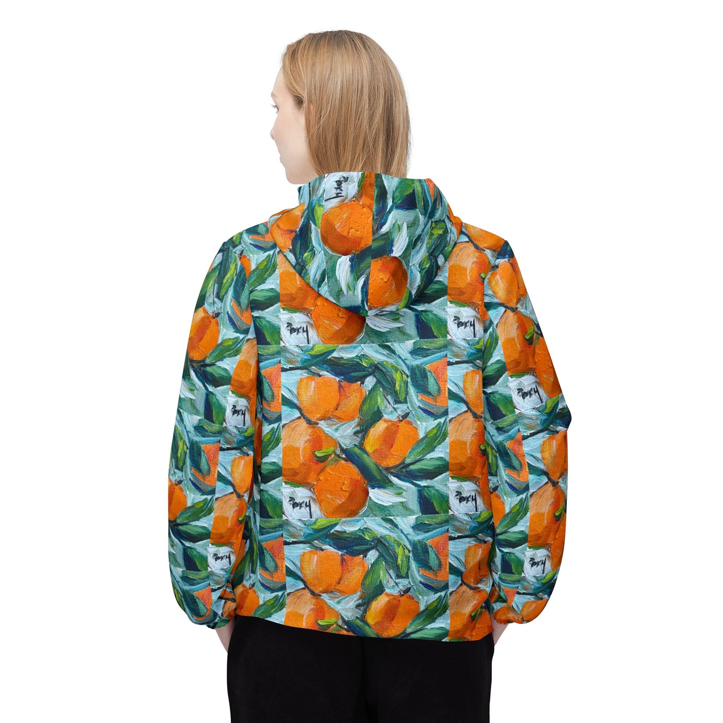 Lightweight Windbreaker Jacket — Oranges