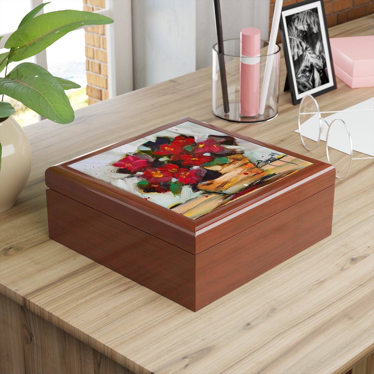 Jewelry Box-Strolling-Wax Begonias