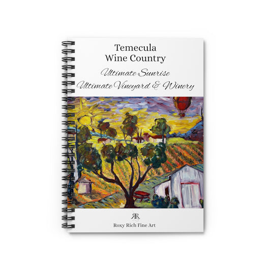 Región vinícola de Temecula "Ultimate Sunrise" Cuaderno de espiral