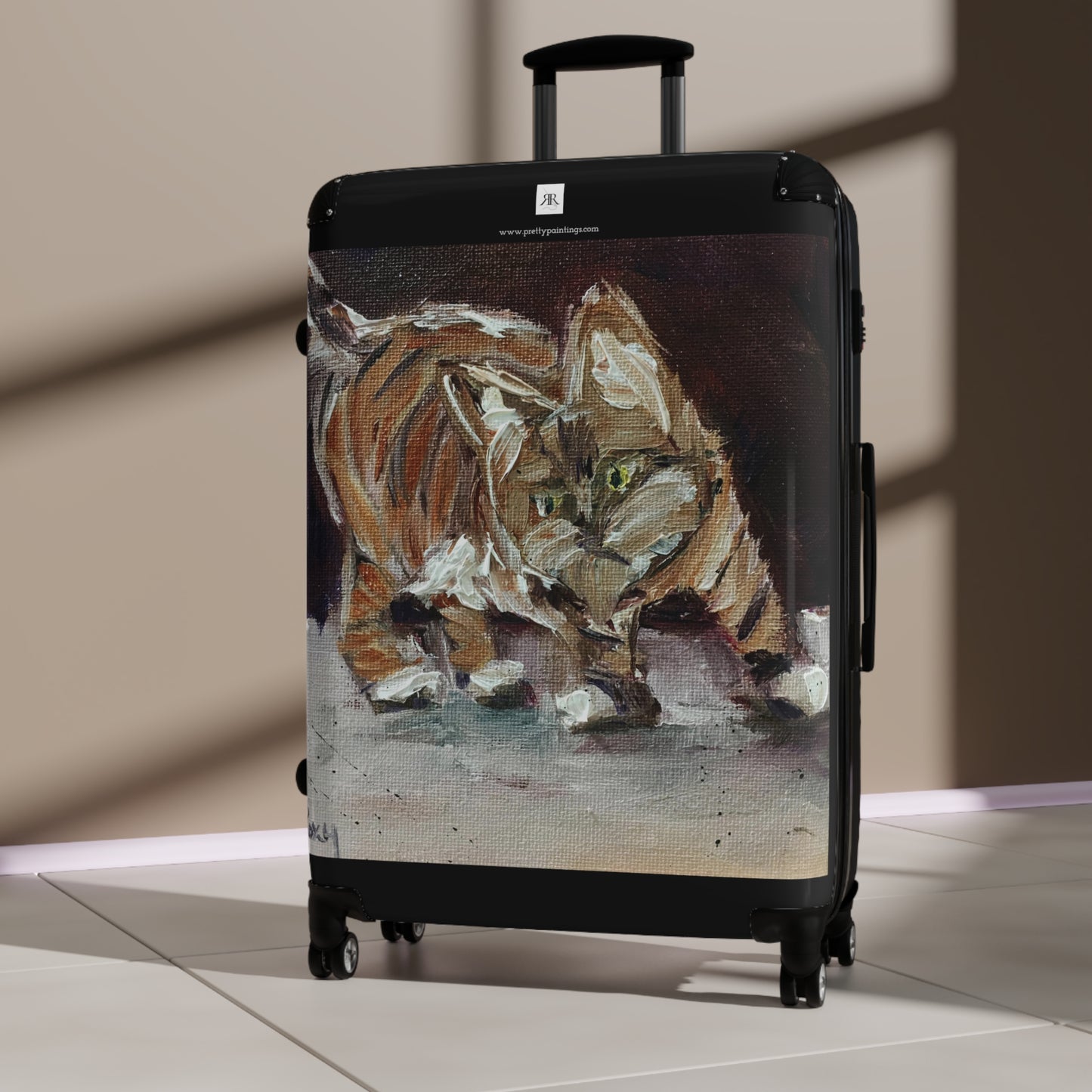 "Toulouse Tabby"  Carry on Suitcase (three sizes)
