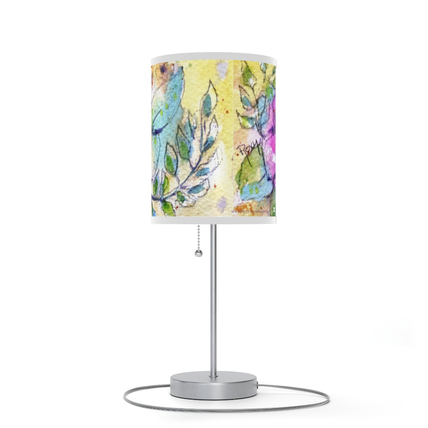 Lampe de jardin à fleurs roses sur pied, prise US|CA