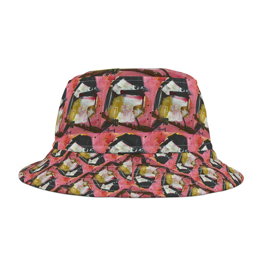 Adorable sombrero de cubo Chickadee