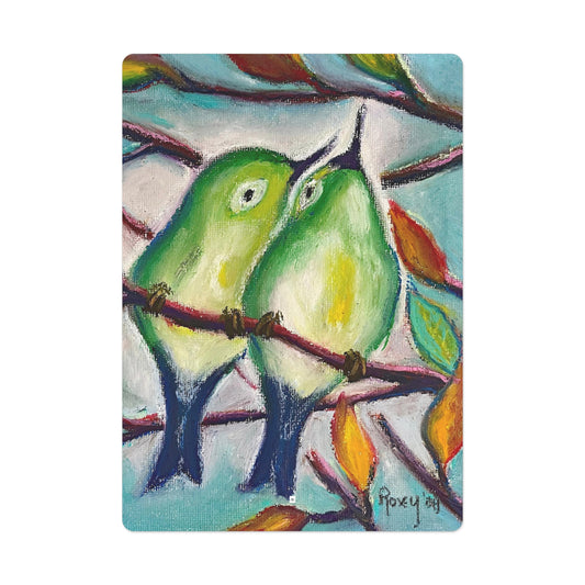 Cuddling Warblers Birds Poker Cards/Playing Cards
