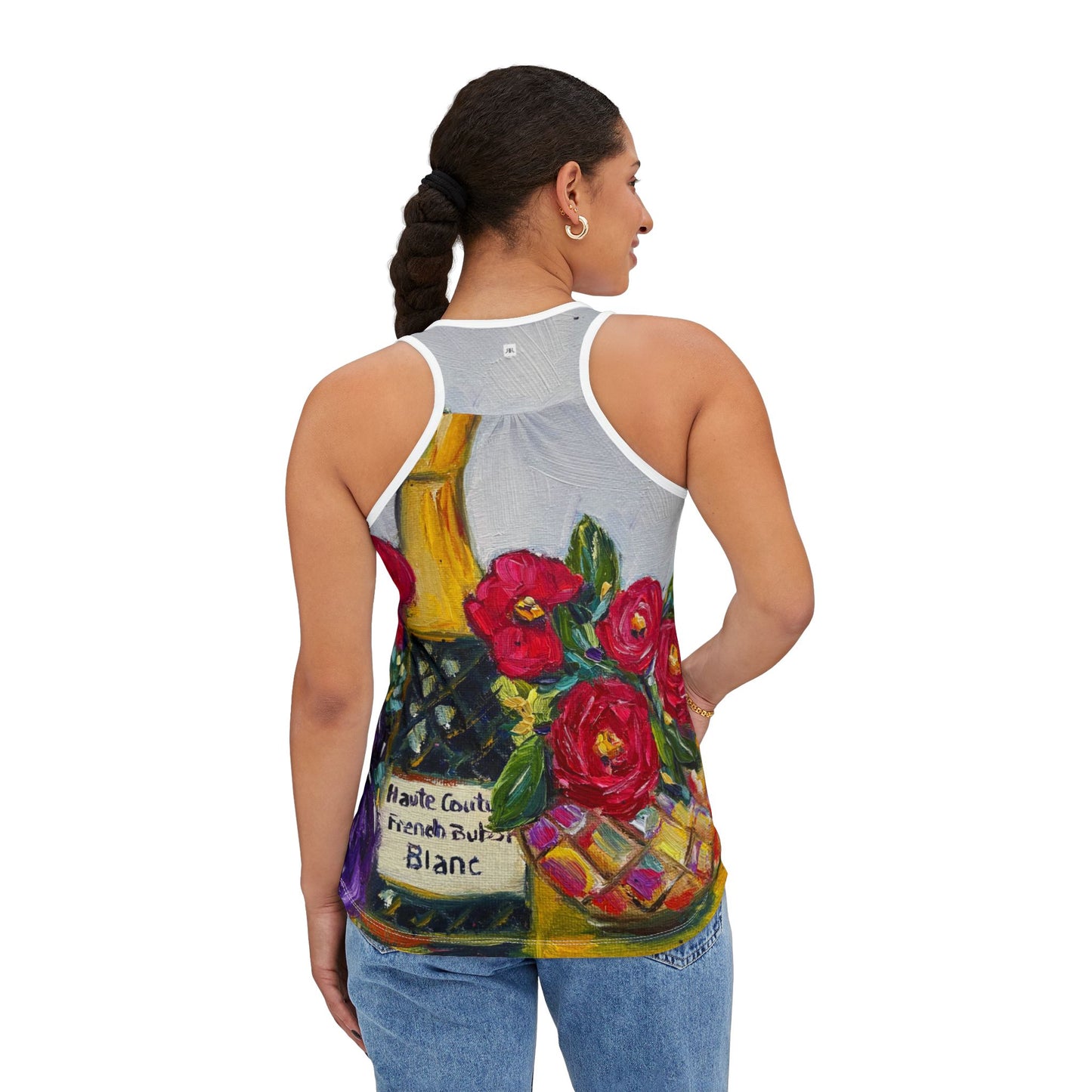 Women's Racerback Tank Top-French Bubbles