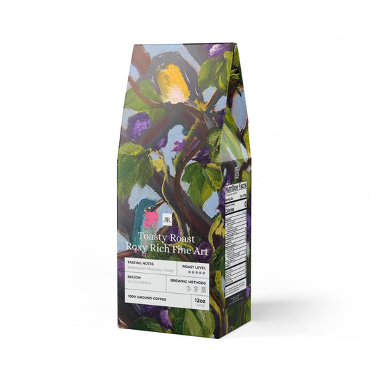 Birds on the Lattice Toasty Roast Coffee 12.0z Bag