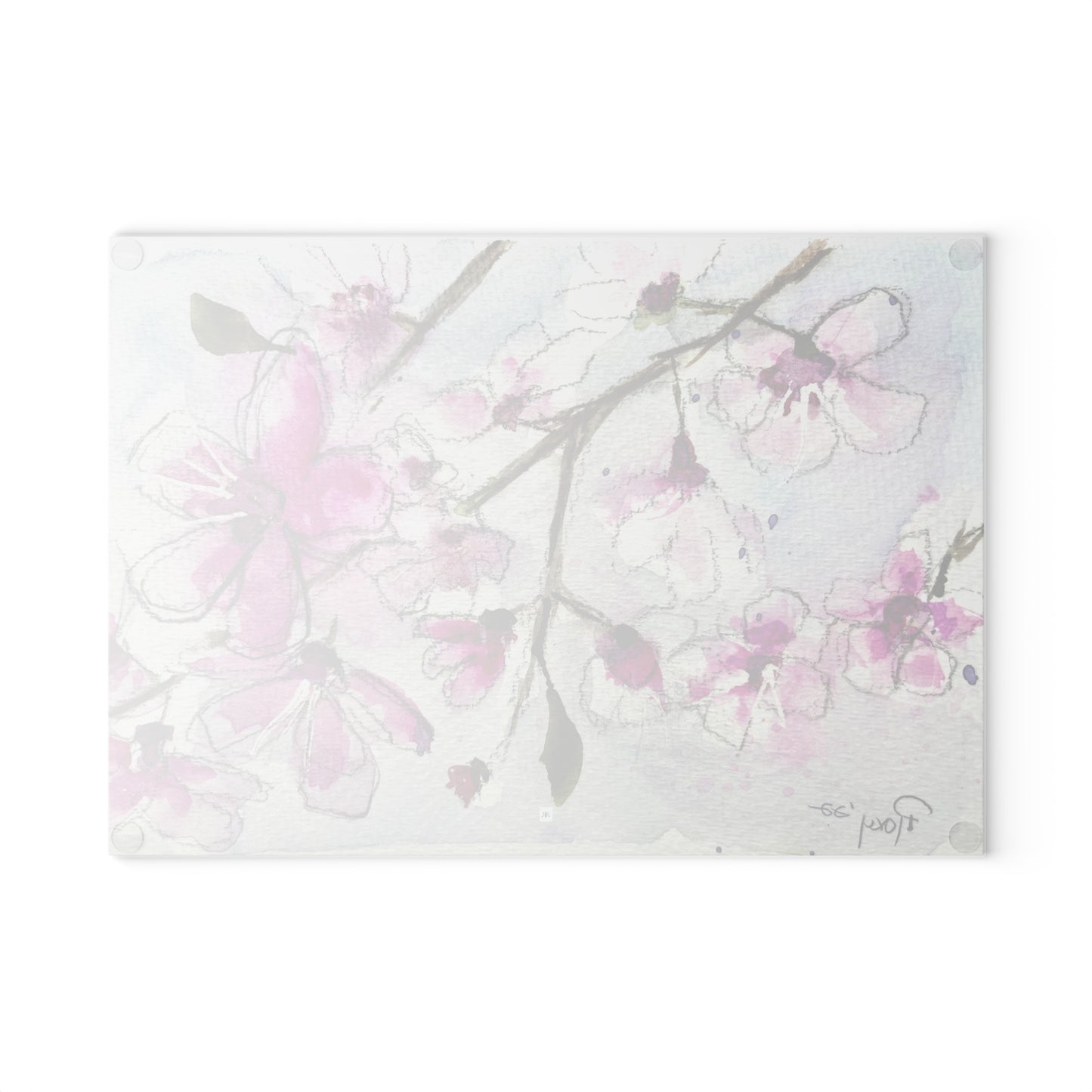 Cherry Blossoms Cutting Board