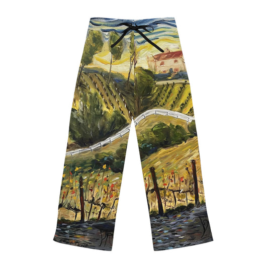 Pajama Pants - Sunset at the Villa GBV- Women's Pajama Pants