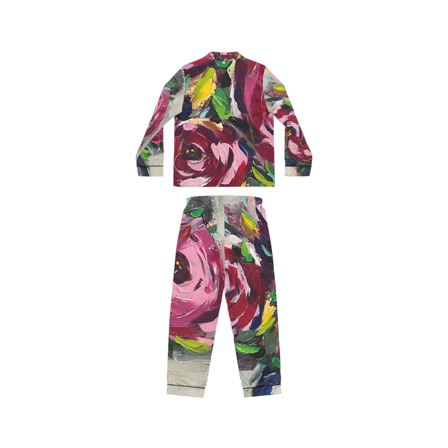 Satin Pajamas - Shabby Pink Roses