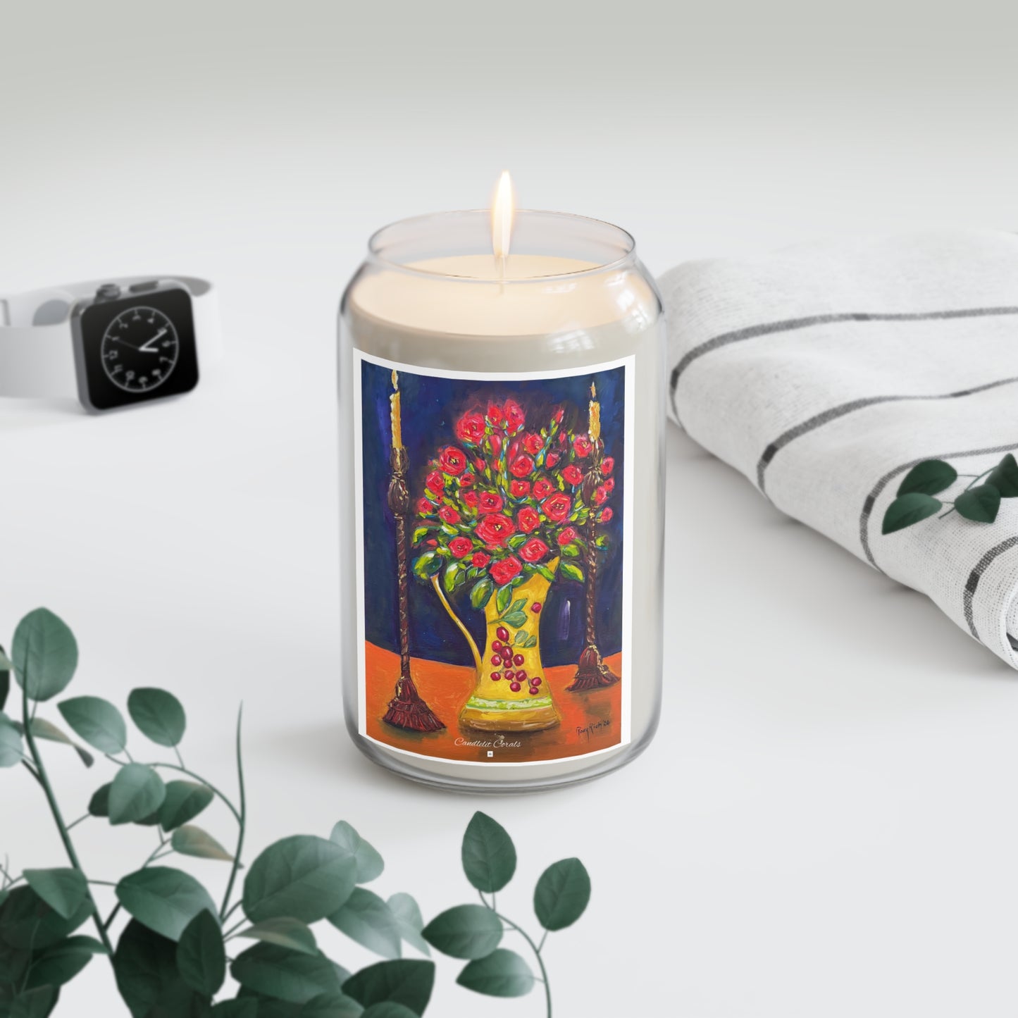 Scented Candle, 13.75oz-Candlelit Corals