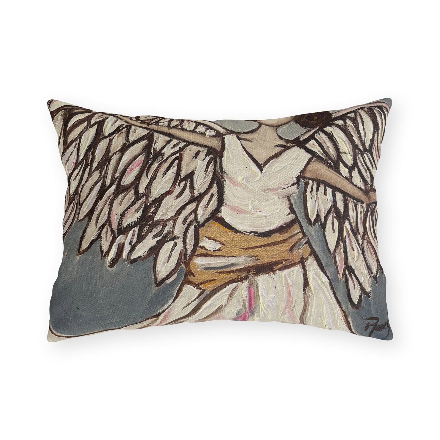 Angel Rising Outdoor Pillows