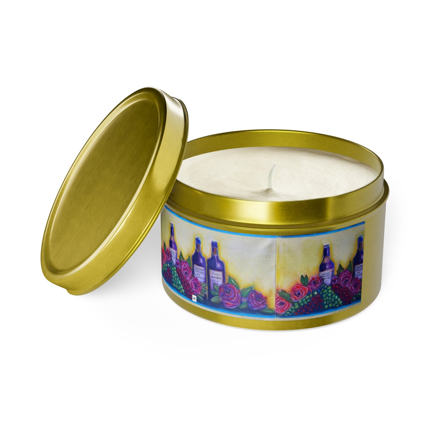 GBV Wine and Roses Tin Candle