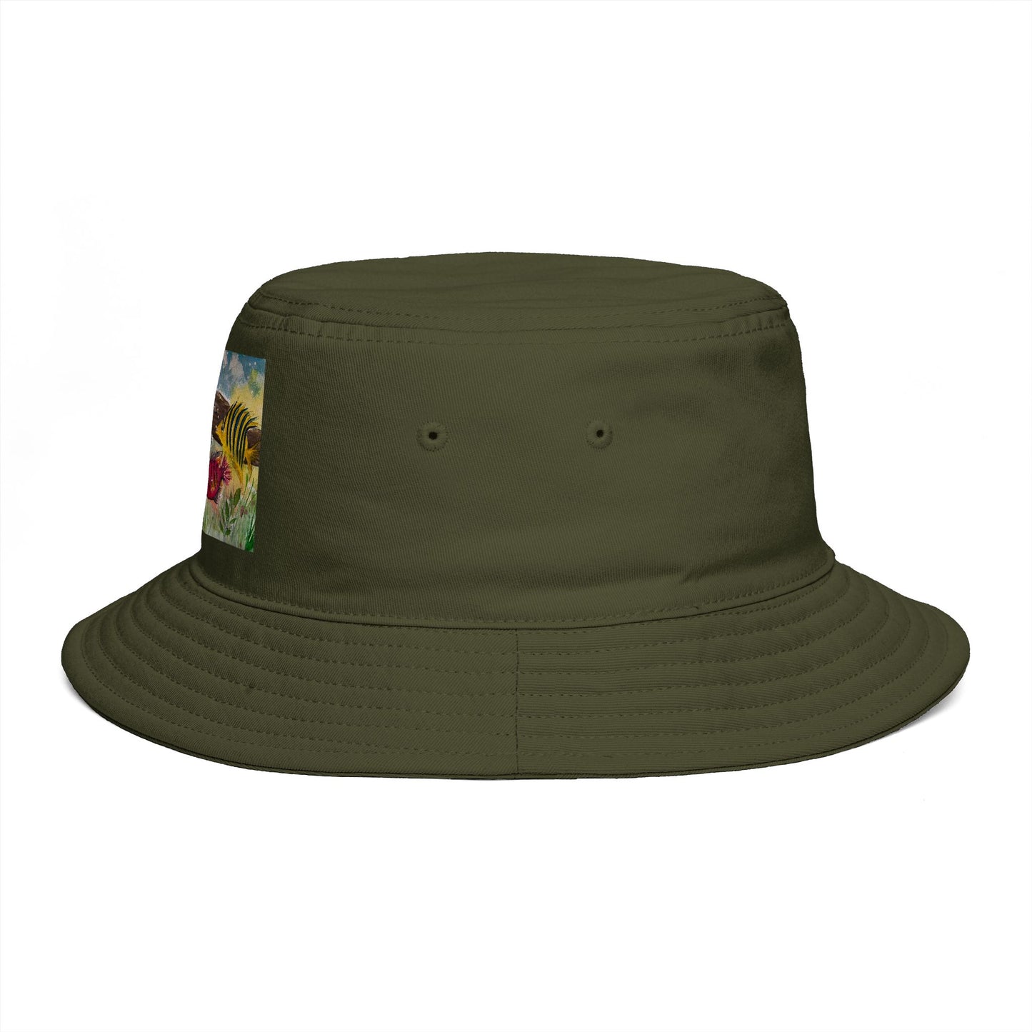Roxy Rich Fine Art-Colorful Fish - Stylish Durable Bucket Hat