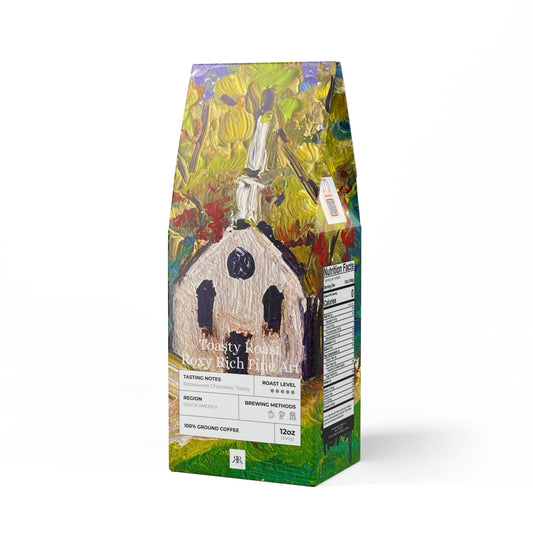 Little Steeple in the Woods-Church House-Gratitude Prayer - Toasty Roast Coffee 12.0z Bag