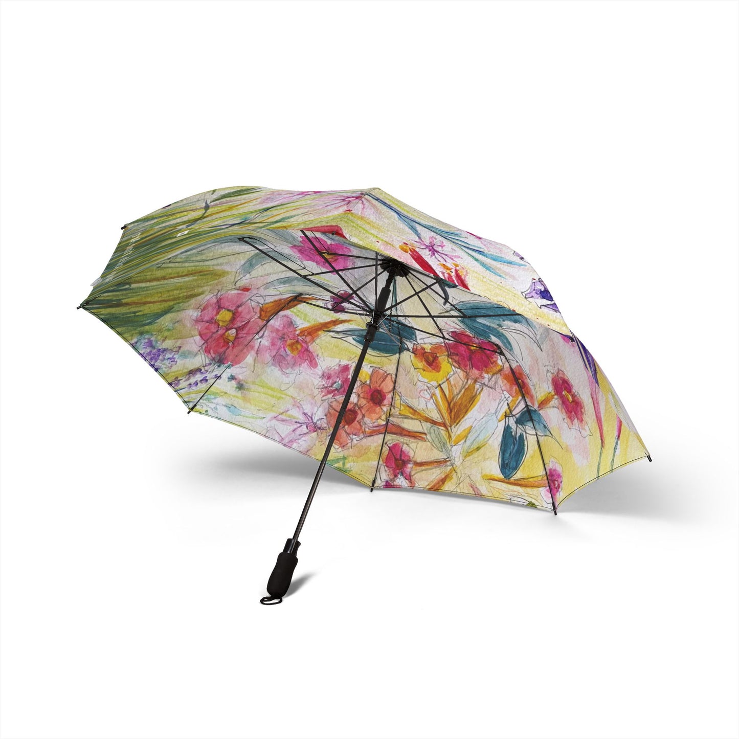 Umbrella- Hummingbird in a Tube Flower Garden