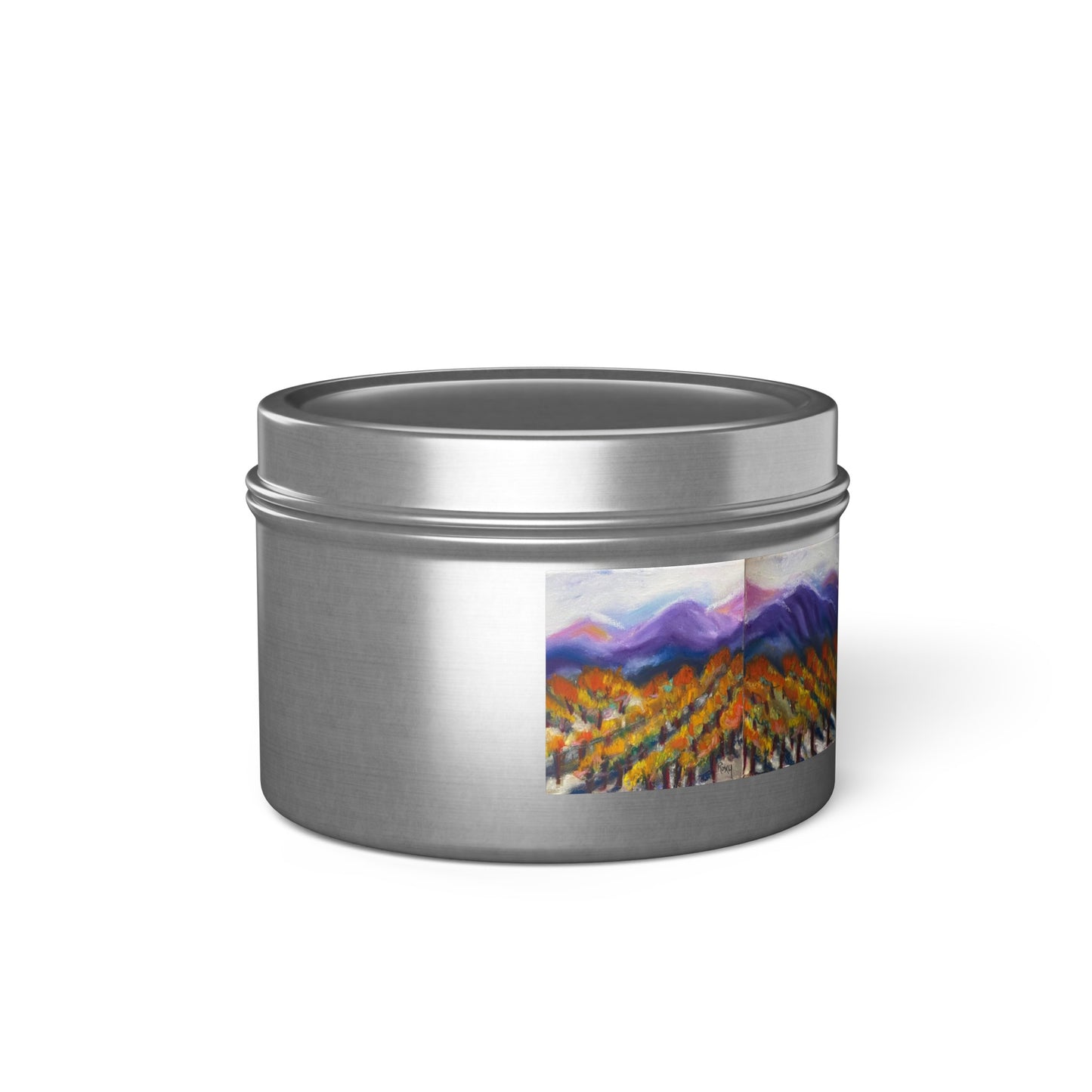 Misty Vines Wine Country Tin Candle