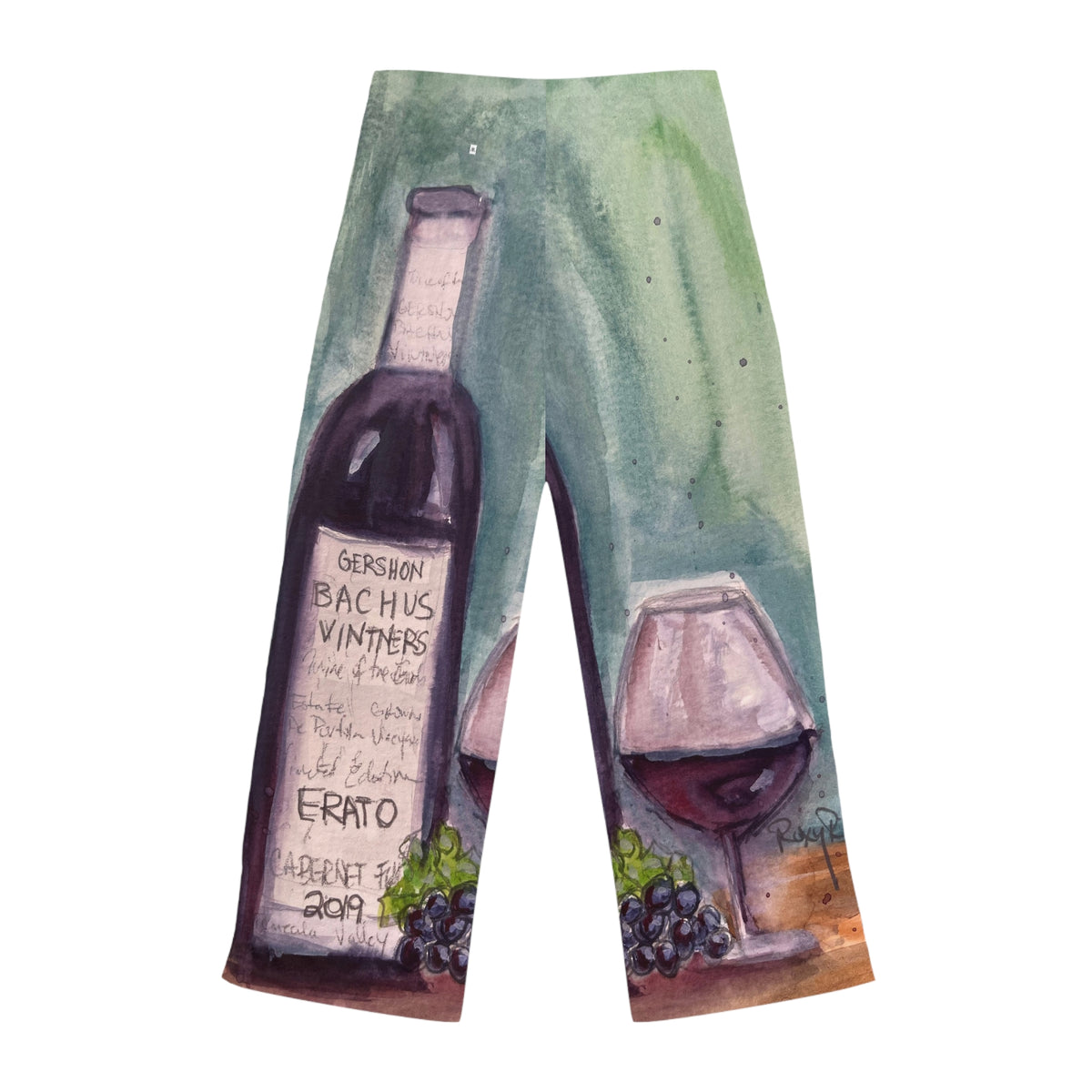 Pajama Pants - GBV Erato Cab-Franc Wine- Women's Pajama/Lounge Pants