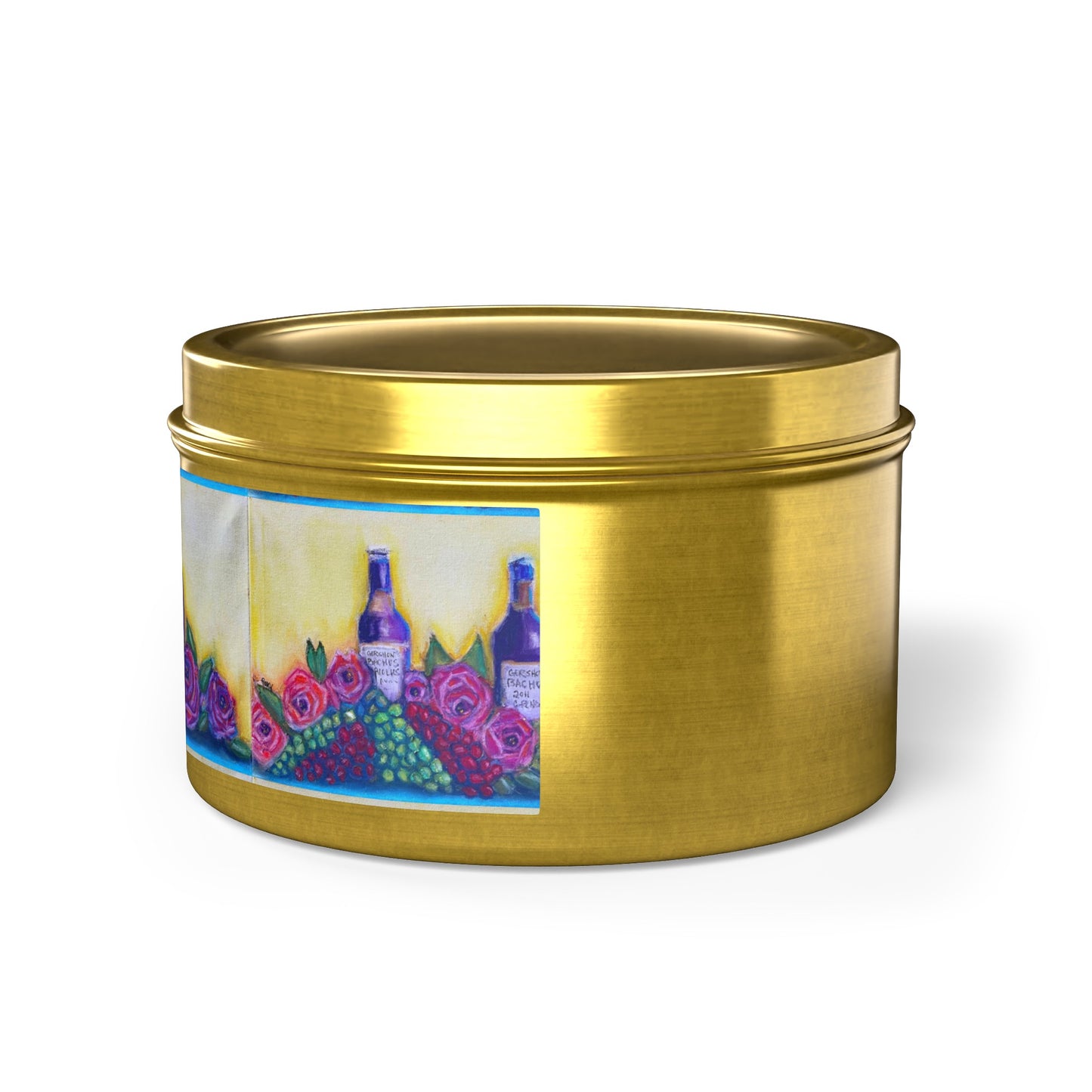 GBV Wine and Roses Tin Candle