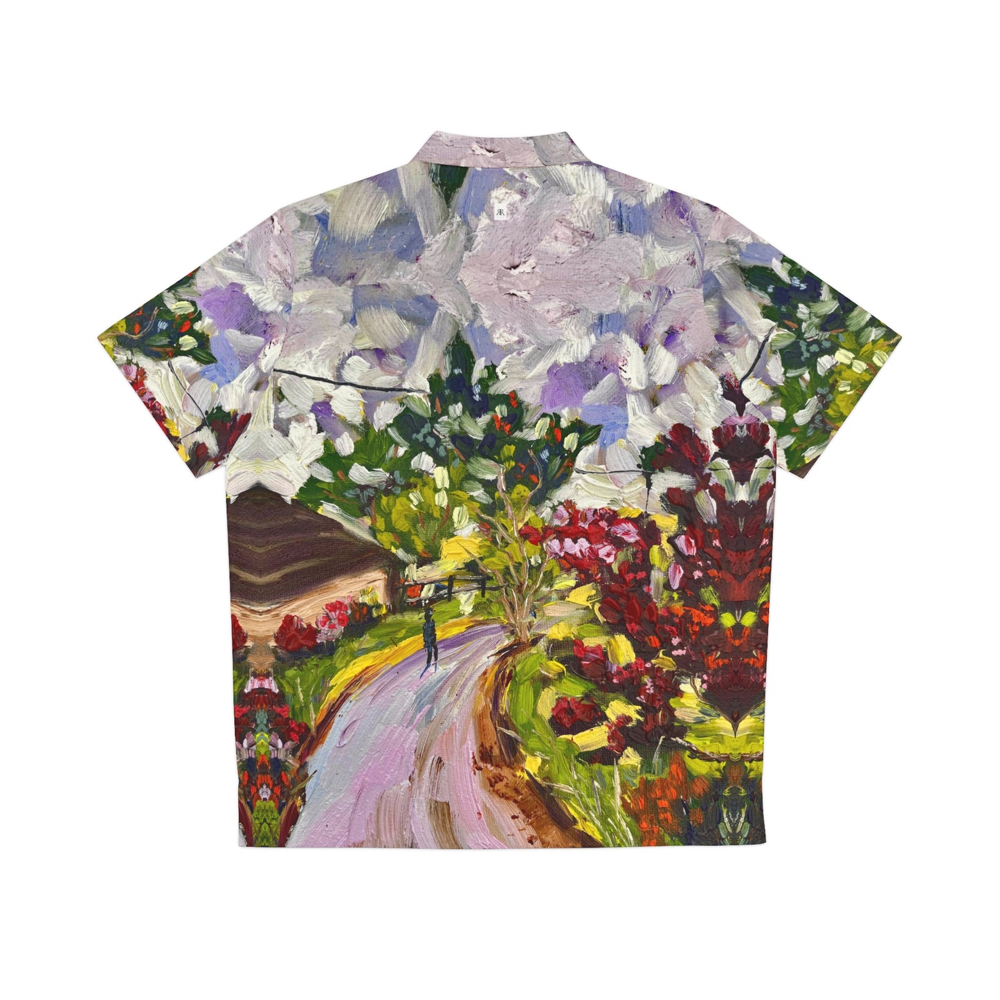 Men's Hawaiian Shirt- Dreamy Walk in Churchill-Cotswolds