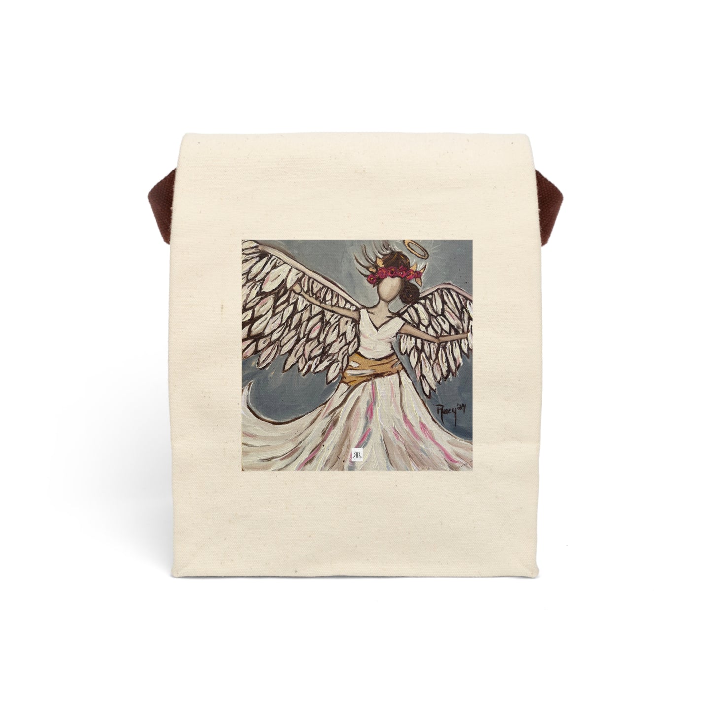 Angel Rising Canvas Lunch Bag With Strap