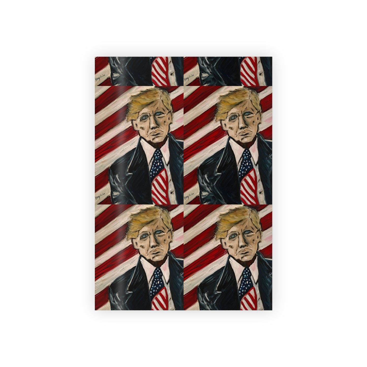 Trump Large Print Gift Wrapping Paper Rolls, 1pc giftwrap