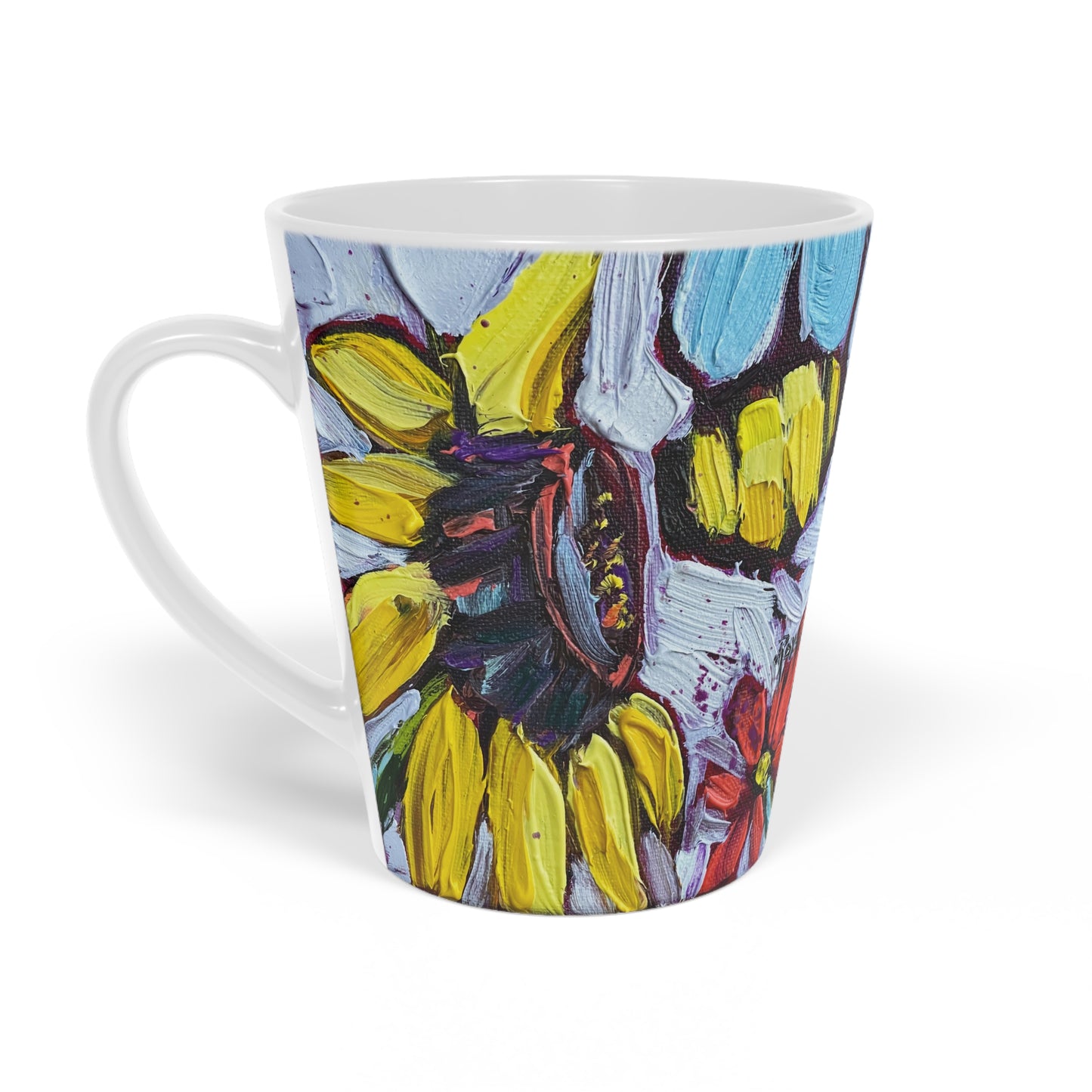 Sun Bee "Bee Happy" Latte Mug, 12oz