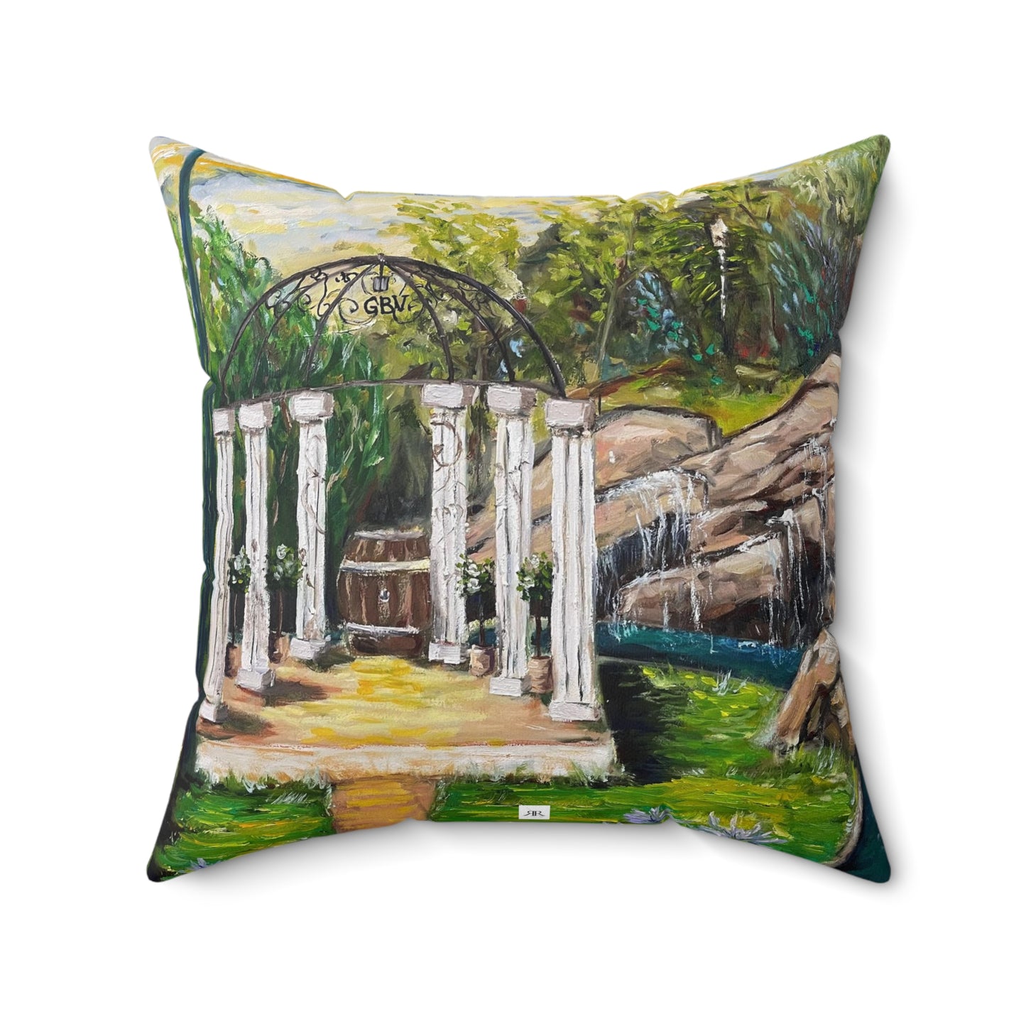 The Pergola (Wedding Alter) at GBV Indoor Spun Polyester Square Pillow