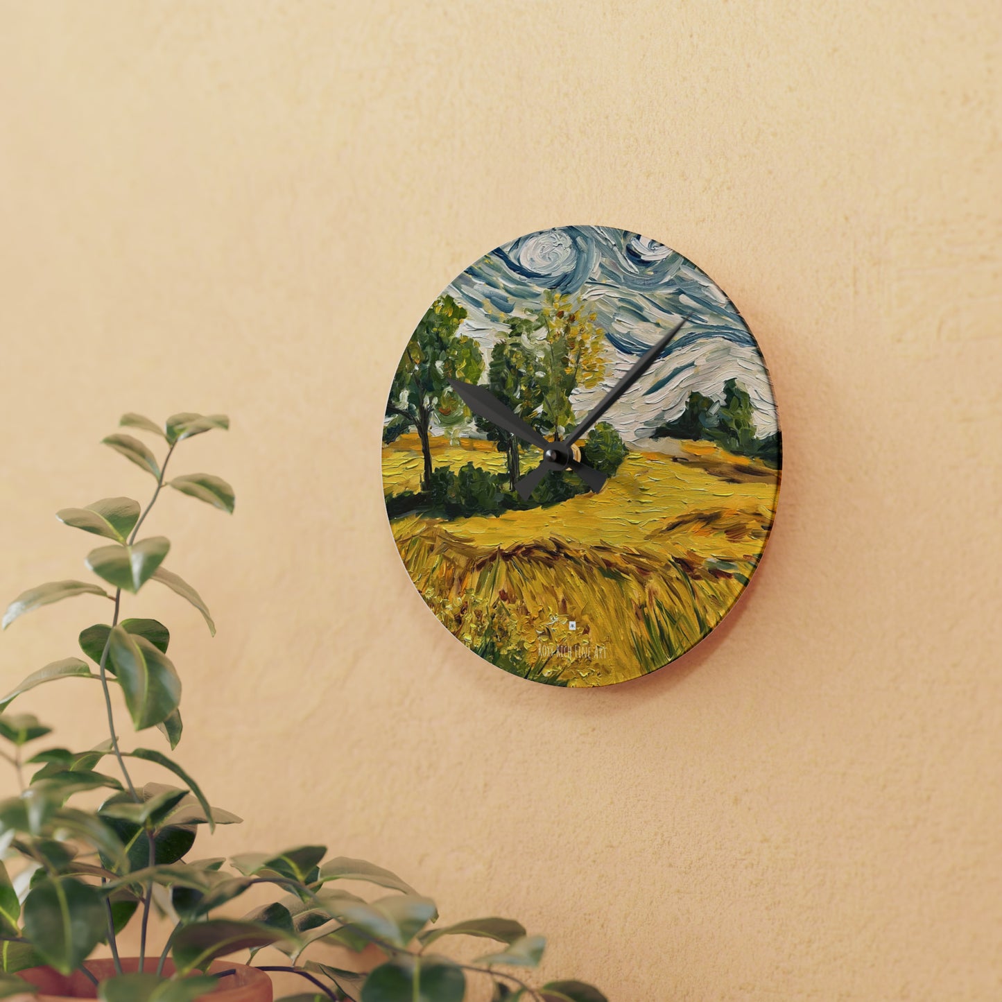 Sunny Day Acrylic Wall Clock