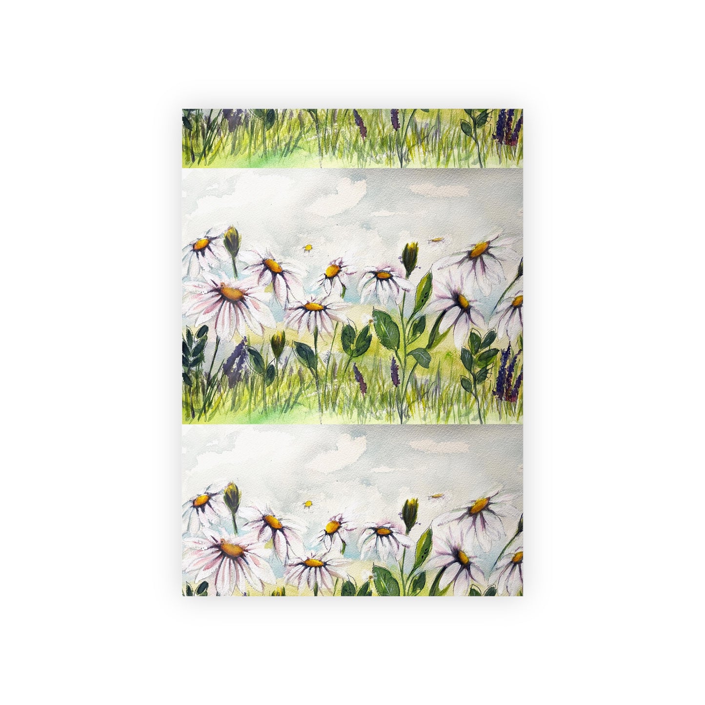 Papier d'emballage cadeau Daisy Meadow 1 pièce