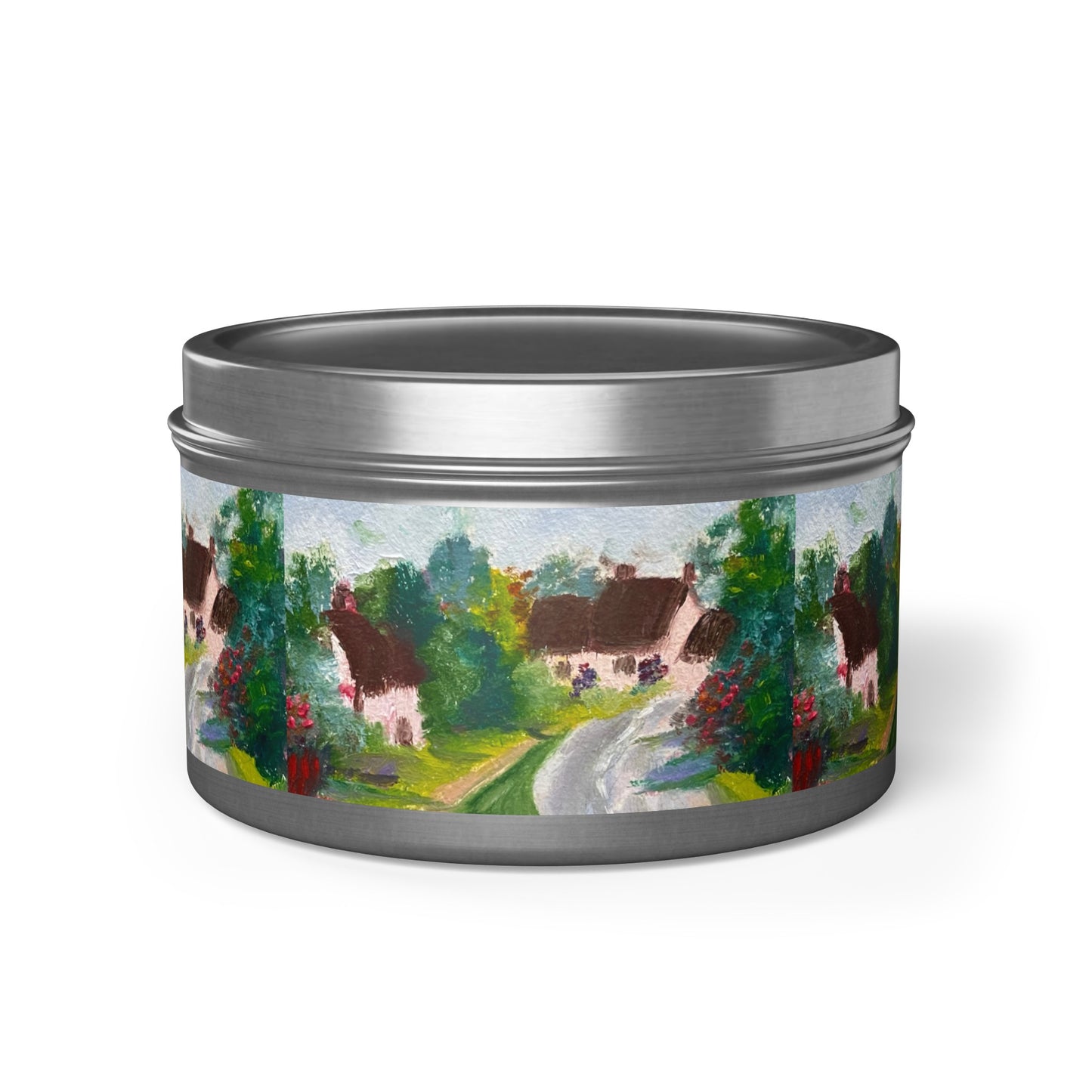 Little Cotswolds Village Tin Candle