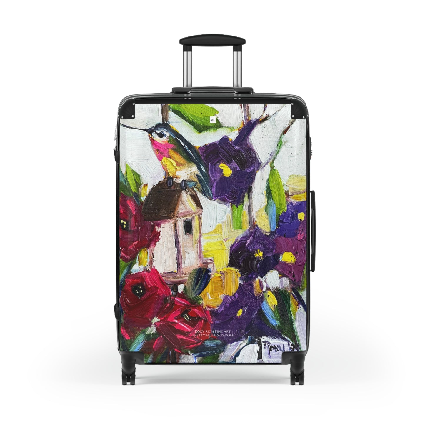 Hummingbird by the Window Carry on Suitcase (Choose from 3 sizes)