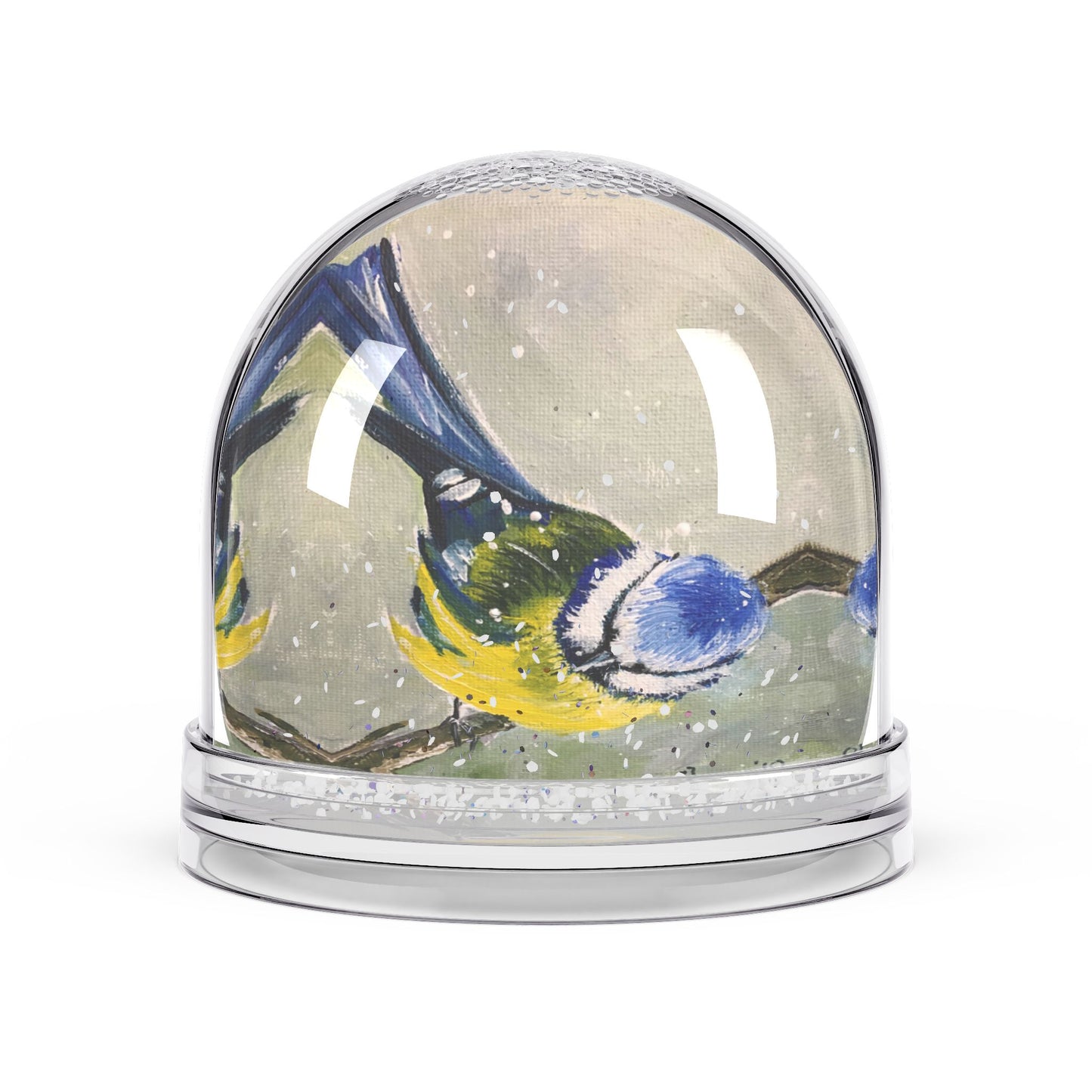 Snow Globe - Blue Tit