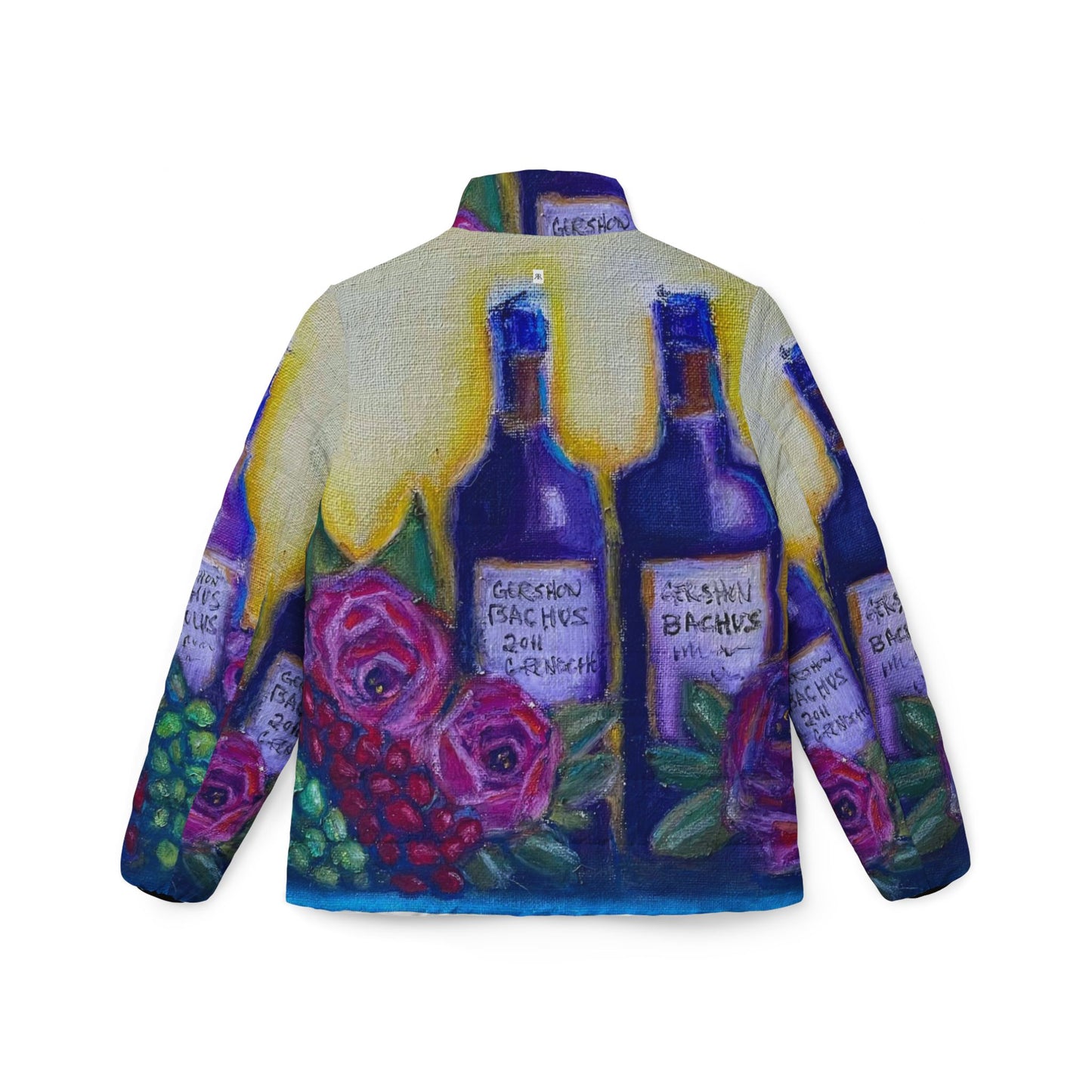 Women's Puffer Jacket - GBV Wine and Roses