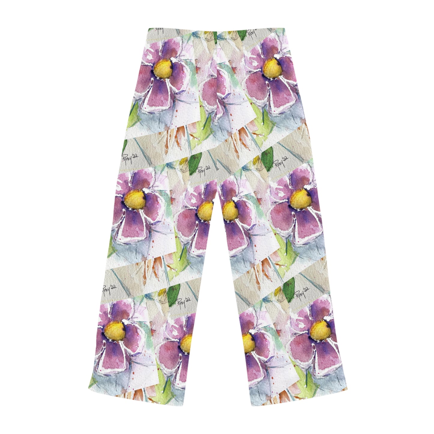 Pajama Pants - Hummingbird in the Garden- Women's Pajama Pants