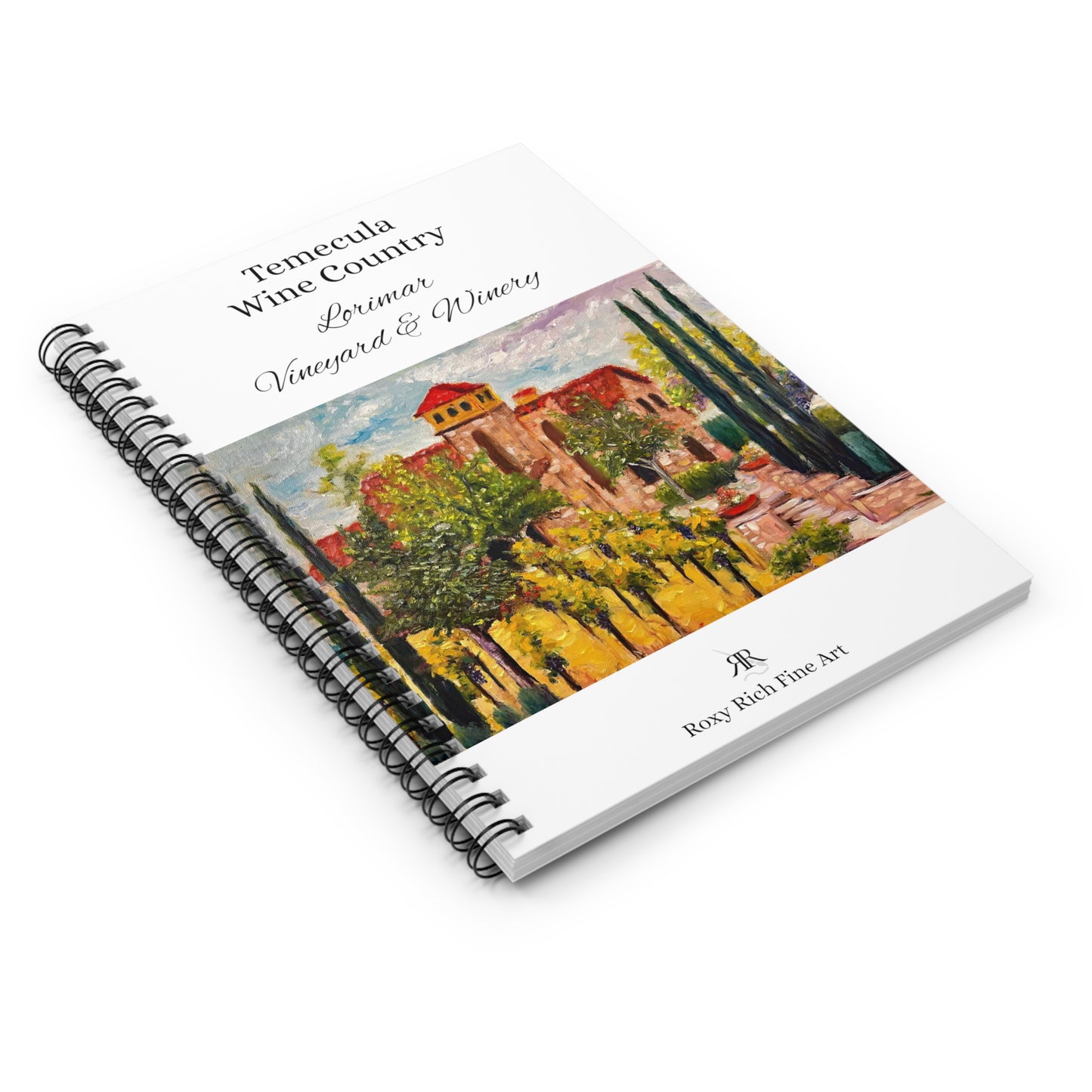 Temecula Wine Country "Lorimar" Spiral Notebook