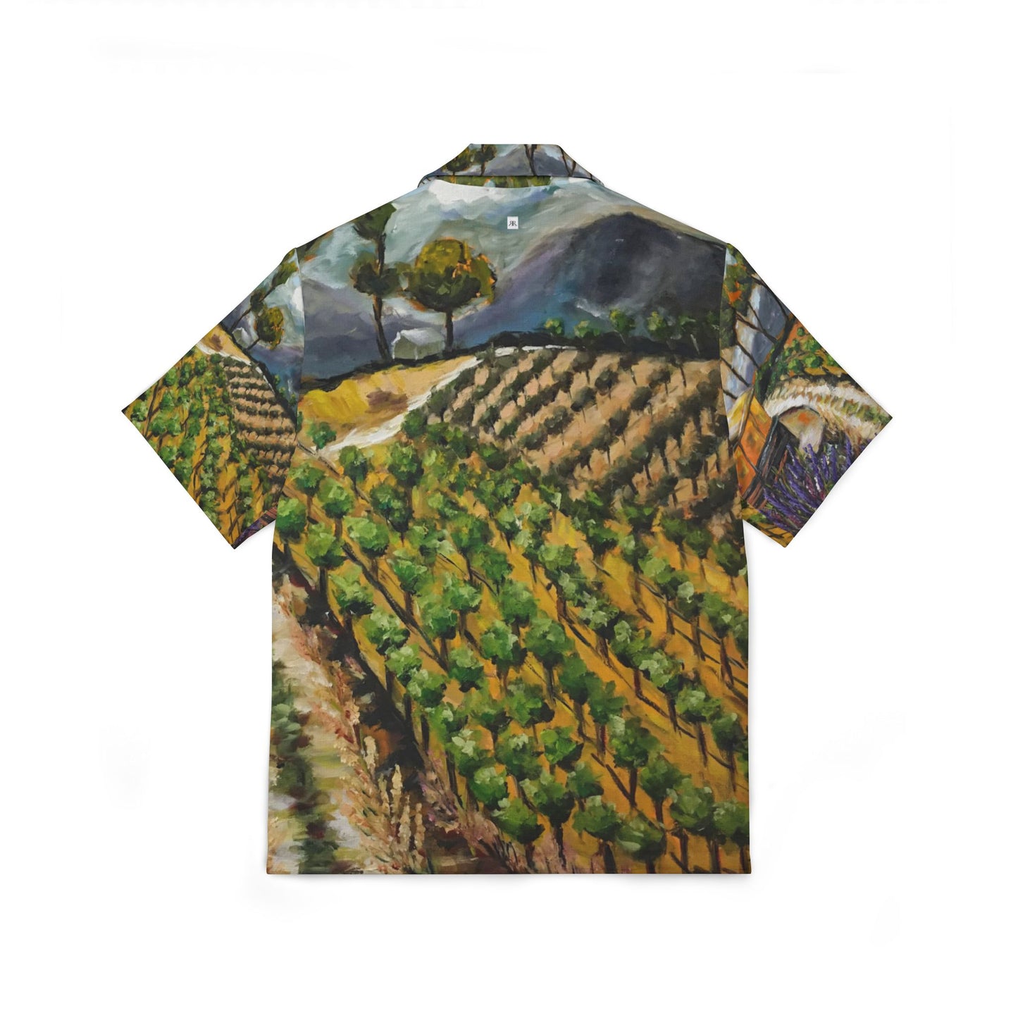 Men's European Fit Hawaiian Camp Shirt -Summer Vines