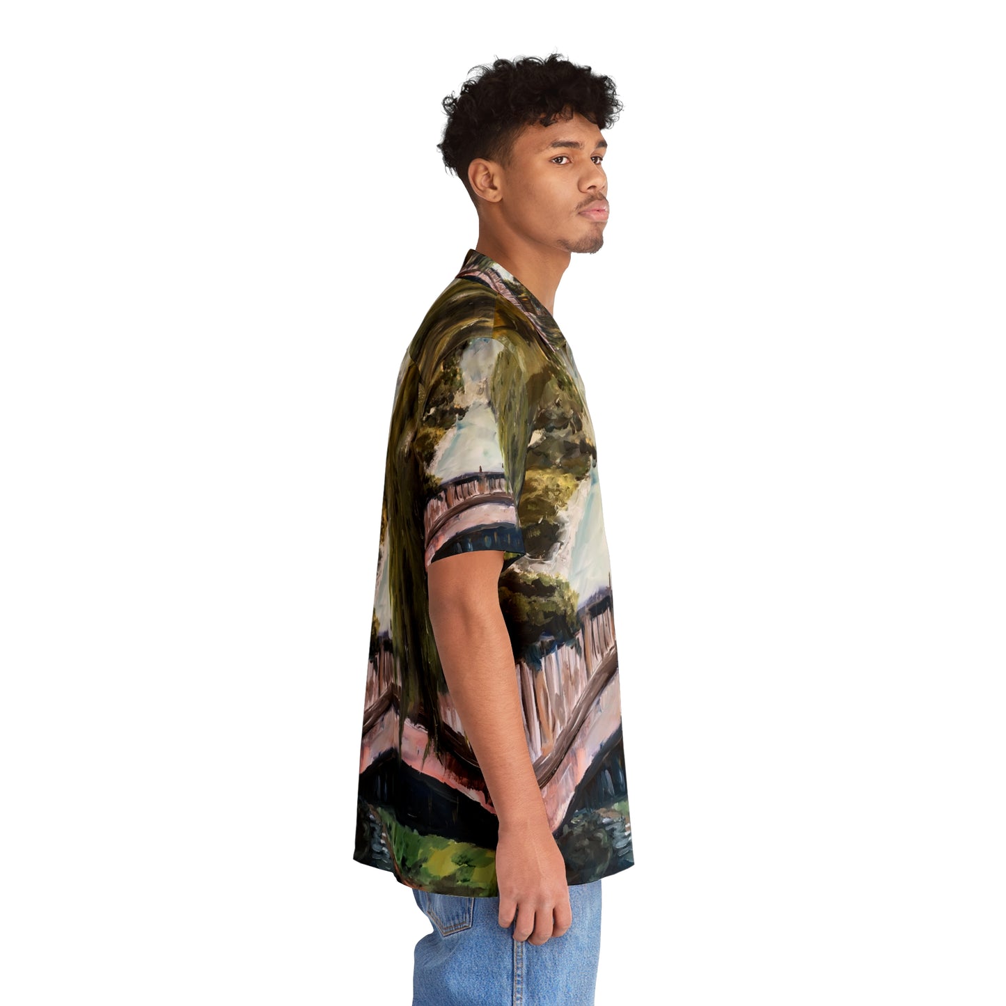 Bridge to Dorking Camisa hawaiana para hombre