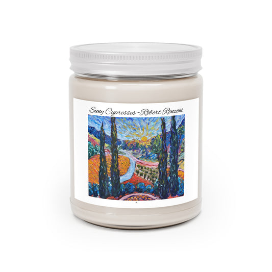 Scented Candle 9oz-Sunny Cypresses-Robert Renzoni Winery