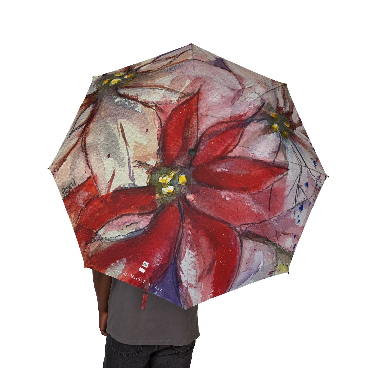 Umbrella- Poinsettias