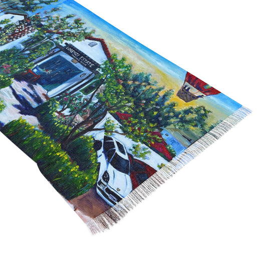 Colorful Scarf — Artistic Lightweight Neck Wrap-  Lorenzi Estate 2025