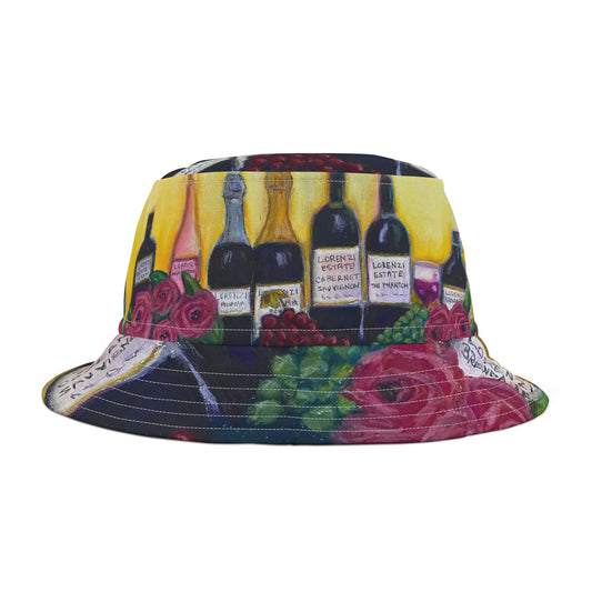 Sombrero de pescador de vino y rosas de Lorenzi Estate