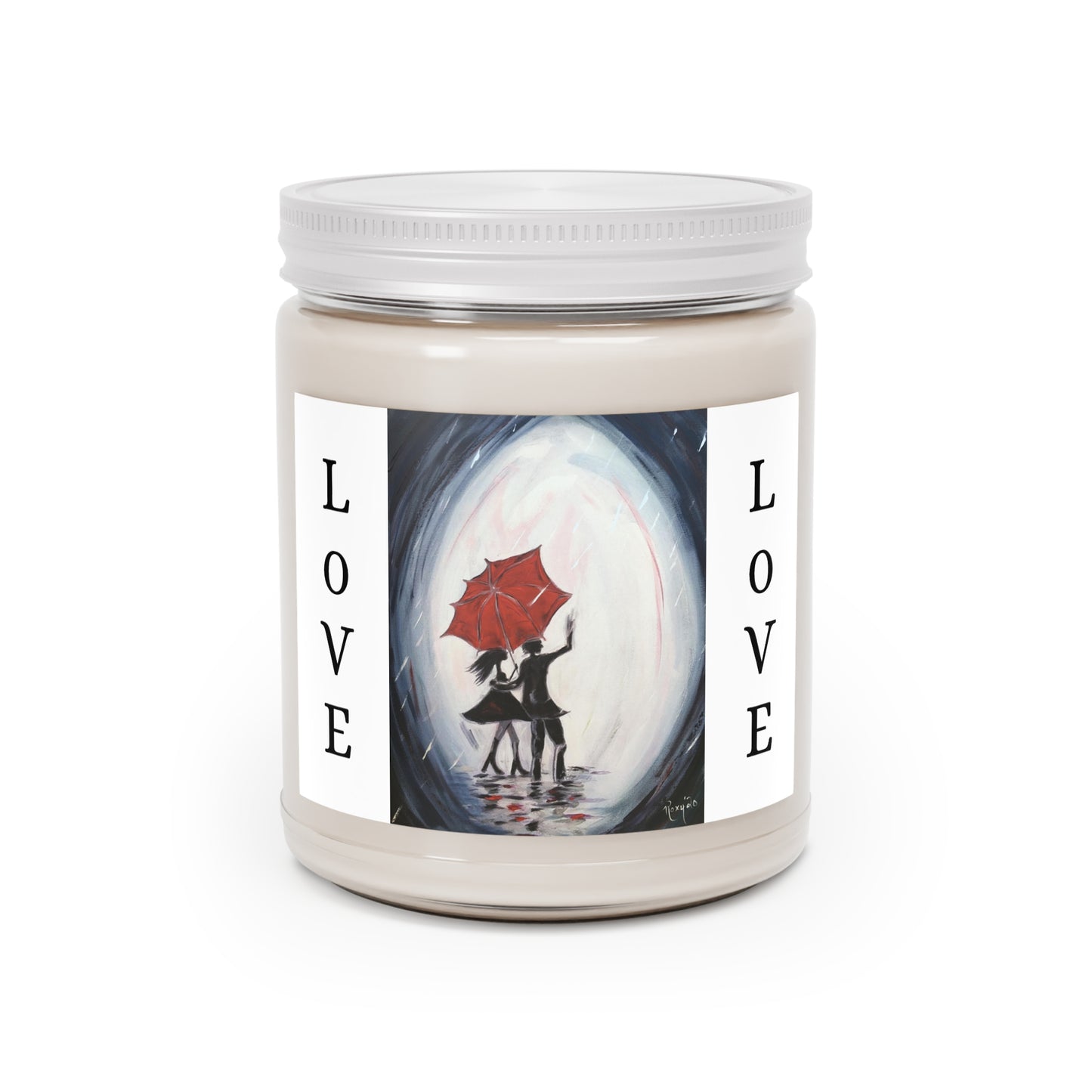 Scented Candle 9oz-"Walking in the Rain"-Love