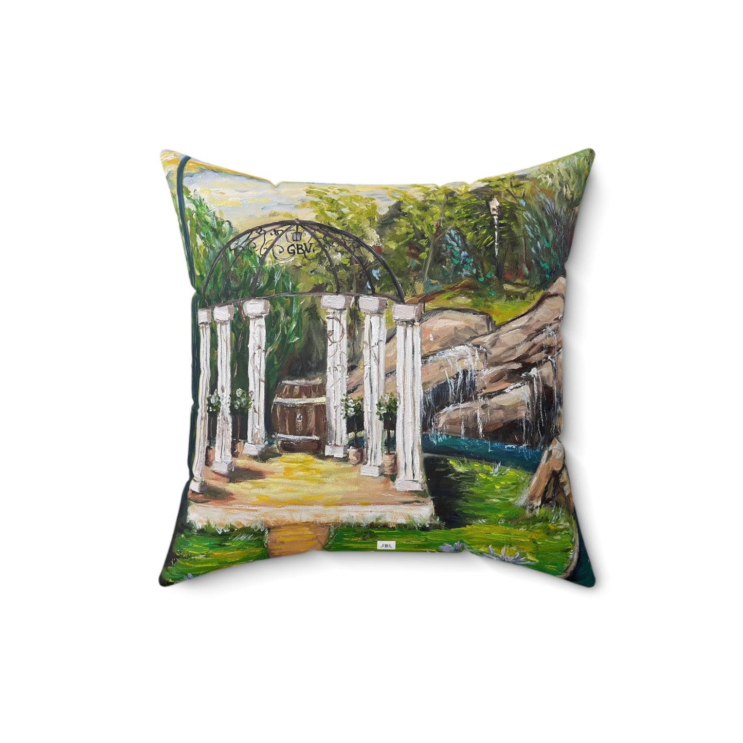 The Pergola (Wedding Alter) at GBV Indoor Spun Polyester Square Pillow