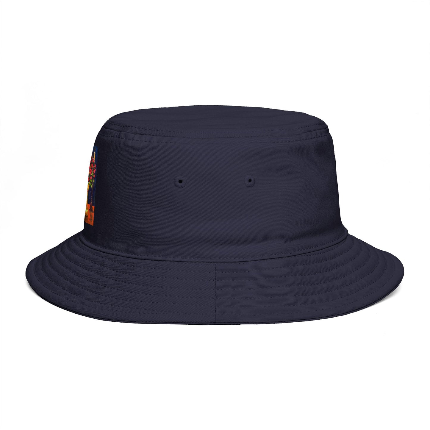 Roxy Rich Fine Art  Candlelit Corals - Bucket Hat — Stylish Durable Travel Hat
