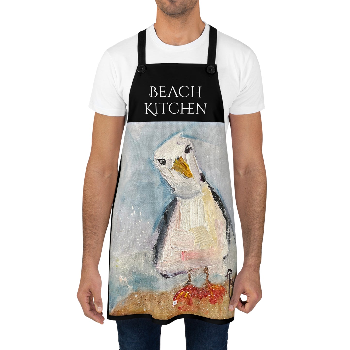 Inquisitive Seagull "Beach Kitchen" Apron