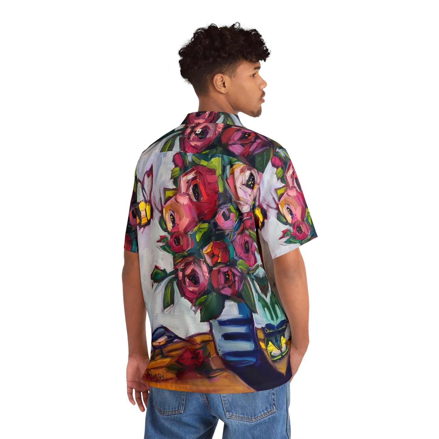 Bee Blooms Men's Hawaiian Shirt